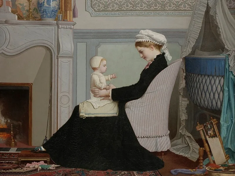 1843-Henri Taurel - Maternità